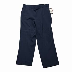 Briggs New York Womens Navy Dress Pants 16WP Pull-On Elastic Waist Tummy Control